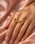 Forever Tied Gold Knot Ring