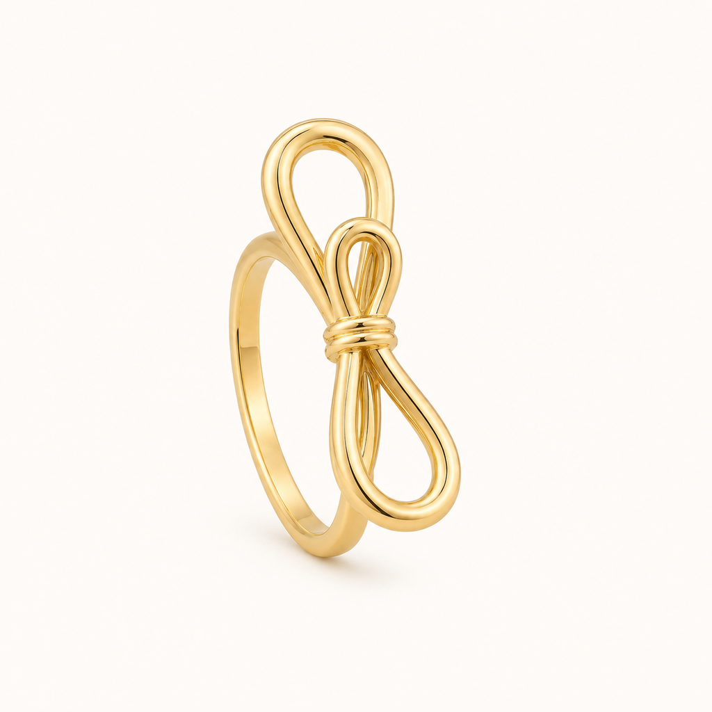 Forever Tied Gold Knot Ring