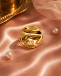 Gold Dome Mirror Ring