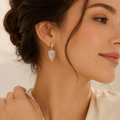 Marquise Leaf Drop Earrings