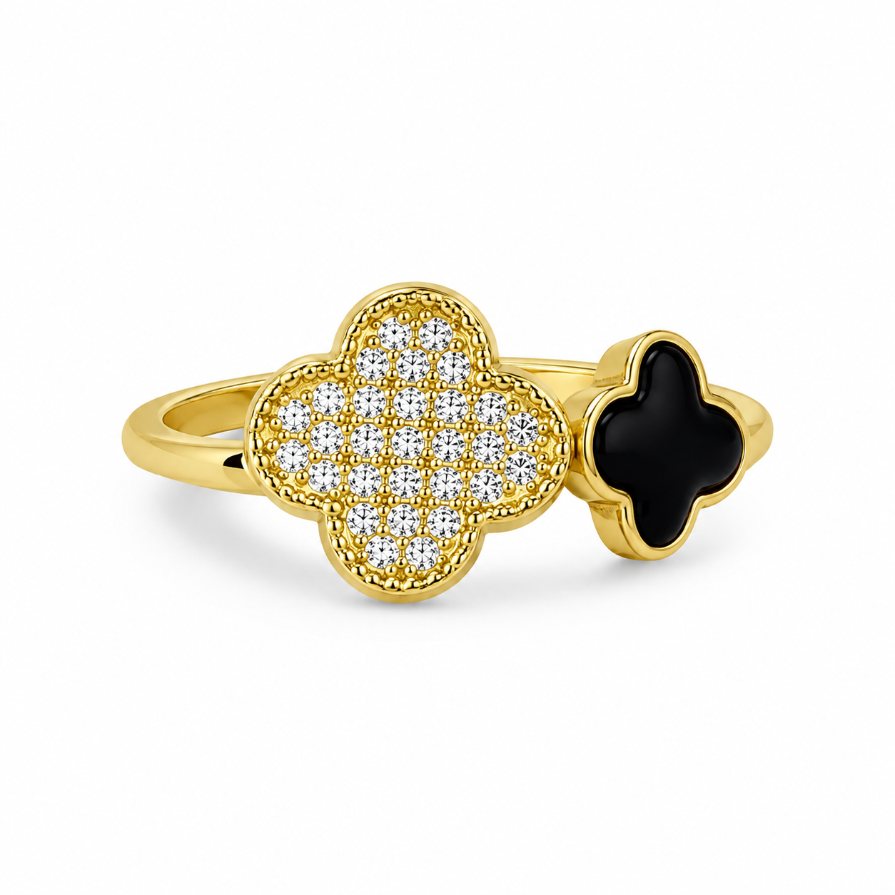 Black Clover Pave Ring