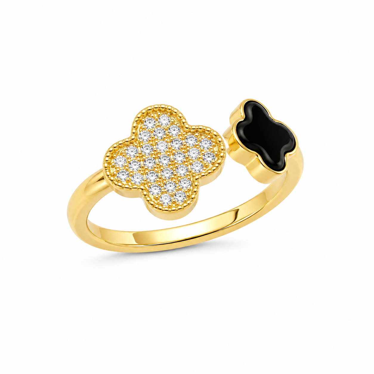 Black Clover Pave Ring