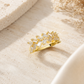 Baguette Chevron Ring