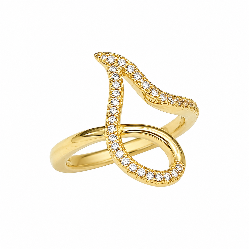 Marquise Orbit Open Ring