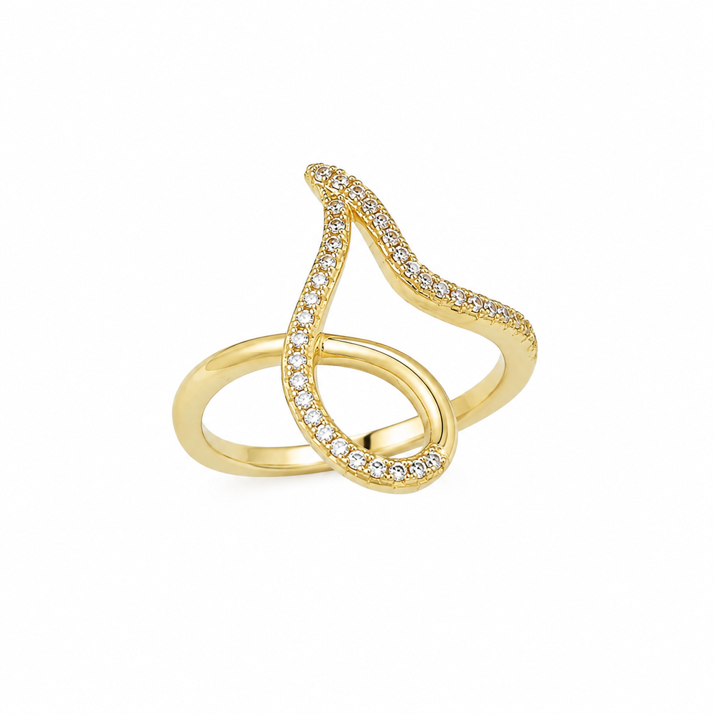 Marquise Orbit Open Ring