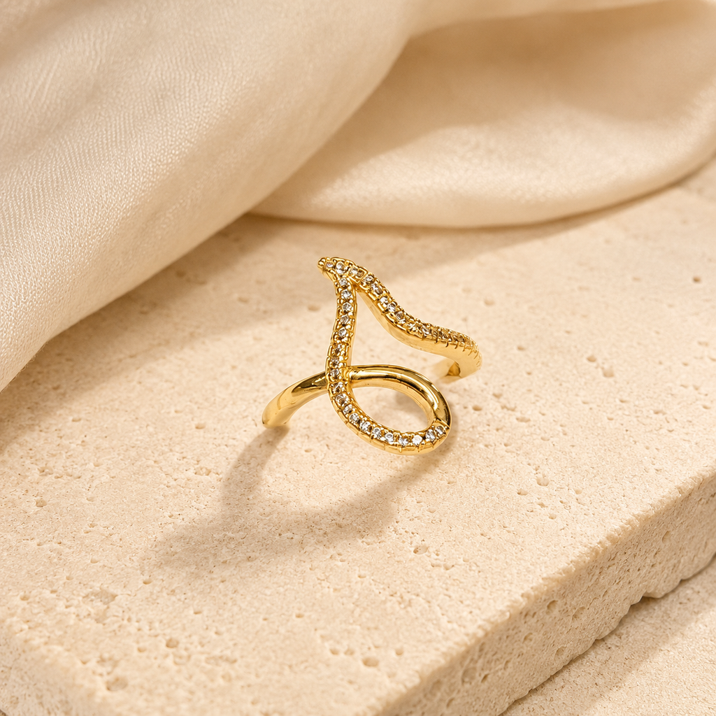 Marquise Orbit Open Ring