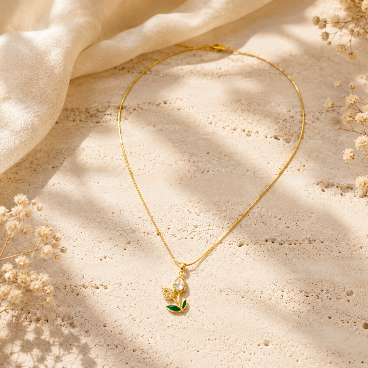 Tulip Pendant Necklace