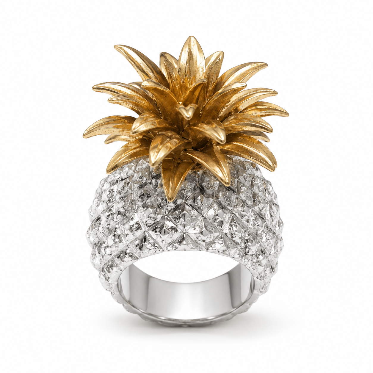 Gold Pineapple Ring