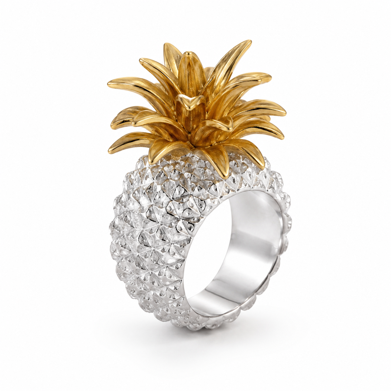 Gold Pineapple Ring