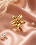 Gold Lily Ring