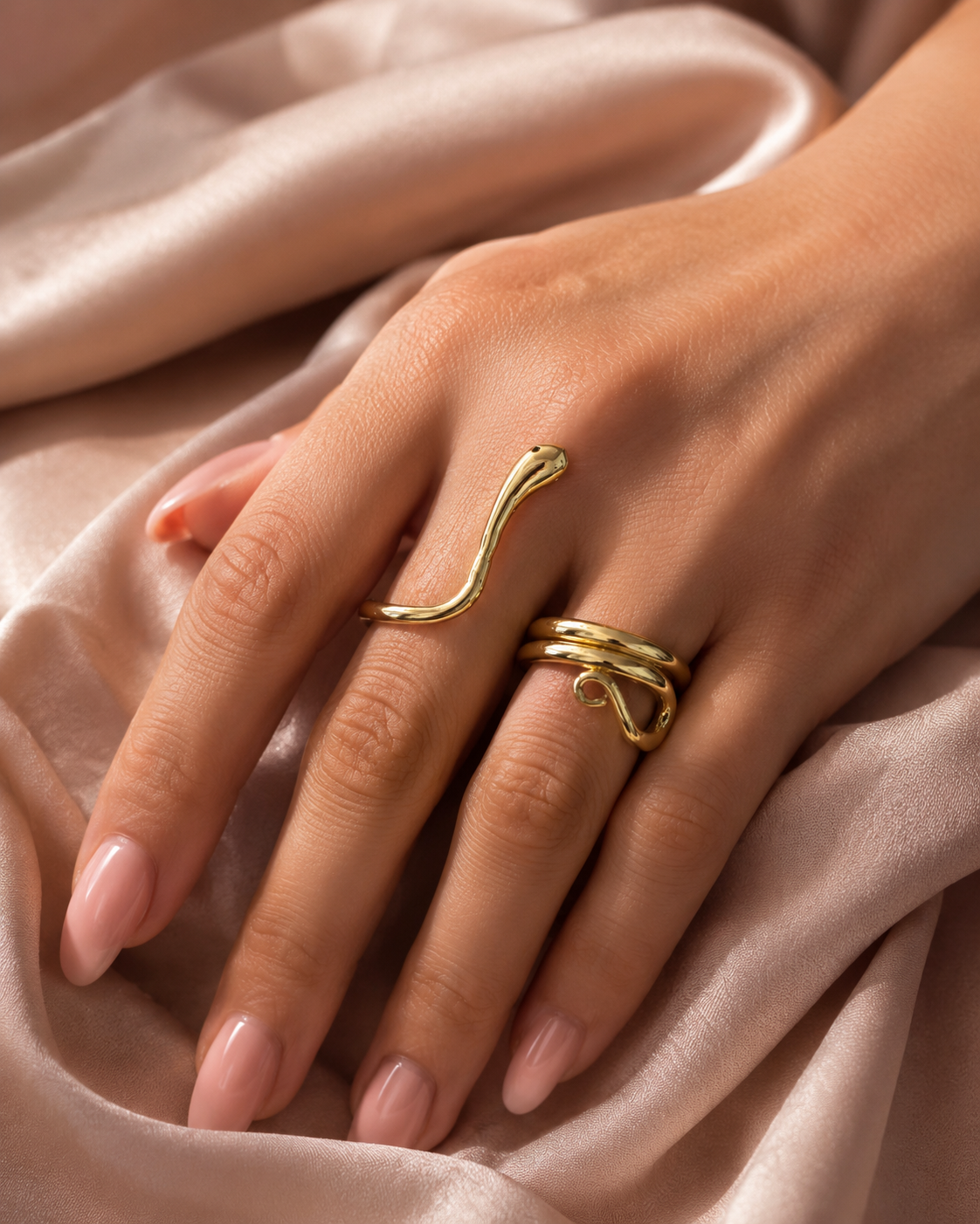 Twisted Snake Ring