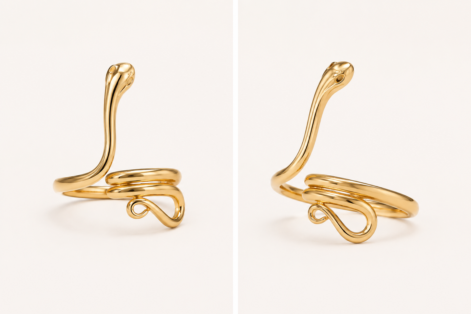 Twisted Snake Ring