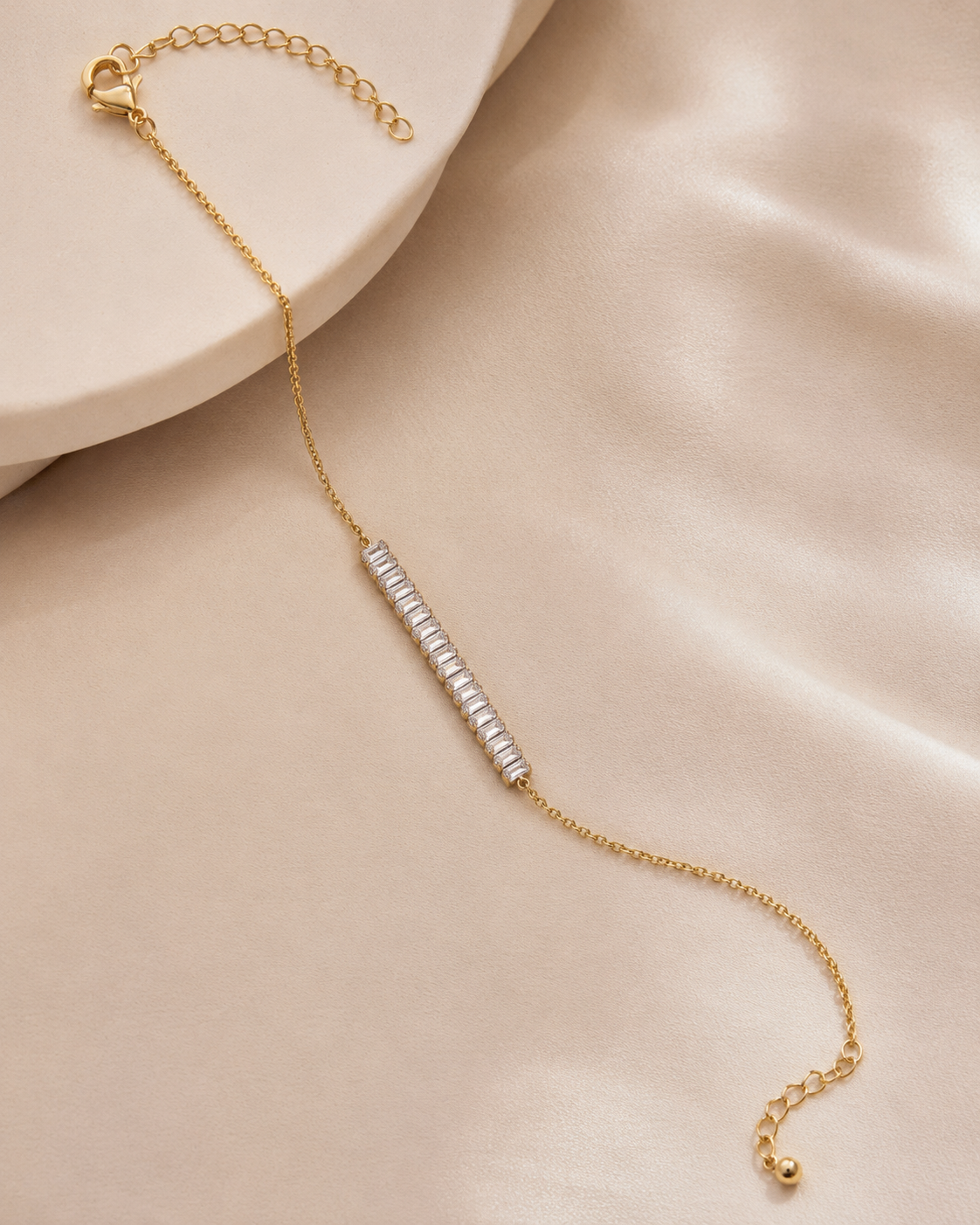 Diamond Bar Tennis Bracelet