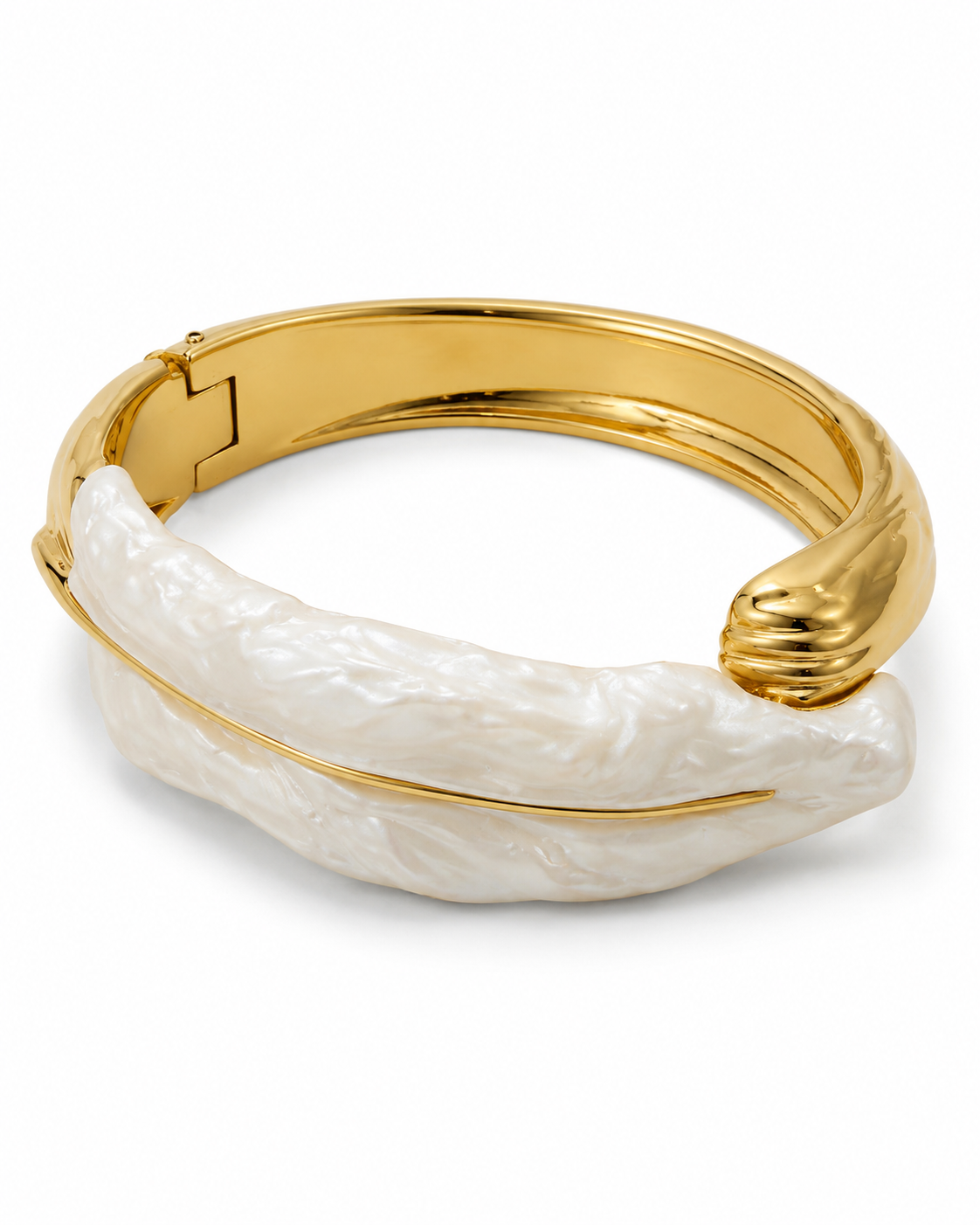Baroque Pearl Cuff Bracelet