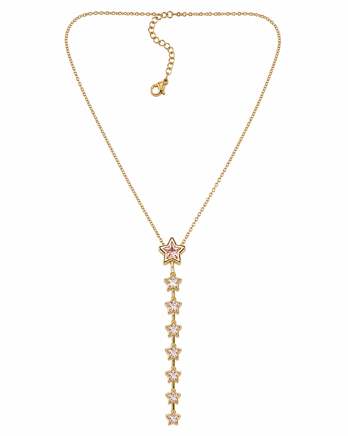 Star Charm Lariat Necklace